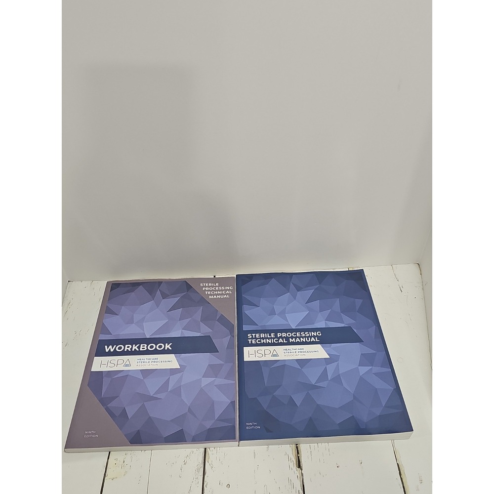 Sterile Processing Technical Manual and Workbook (CRCST 9th edition) Set New